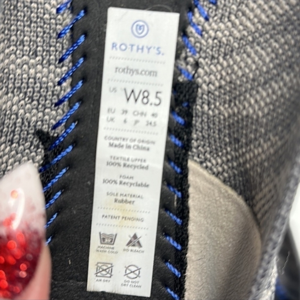 Rothy's The Point In Zebra Size 8.5 - image 7